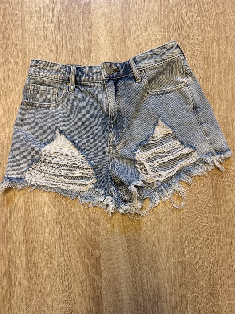 Pacsun Light Blue Denim Shorts